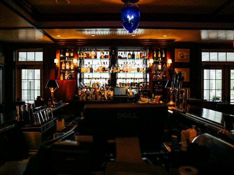 photo of brown and black bar